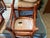 2000 - 2009 Pulaski Carved Mahogany Dining Chairs With Custom Upholstered Seats For Sale - Image 5 of 6