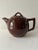 Art Deco Mid-Century Brown Art Deco McCoy Tea Pot For Sale - Image 3 of 8