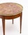 French Louis XVI Bouillotte Side Table, Rosewood, Violet Brocatelle Marble, 1920s For Sale - Image 4 of 9