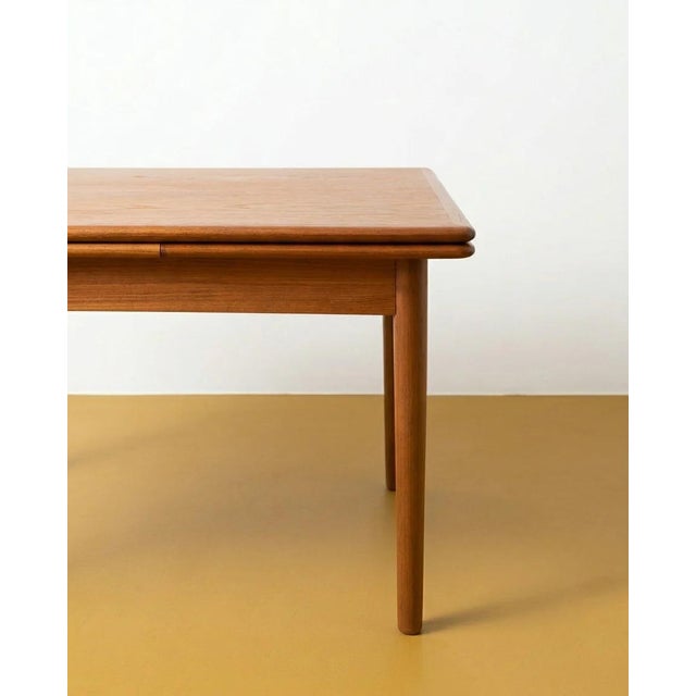 Vintage Danish Teak Table with Extensions, 1960s For Sale - Image 9 of 9