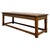 Early 20th Century Antique English Edwardian Carved Golden Oak Coffee Table For Sale - Image 4 of 8