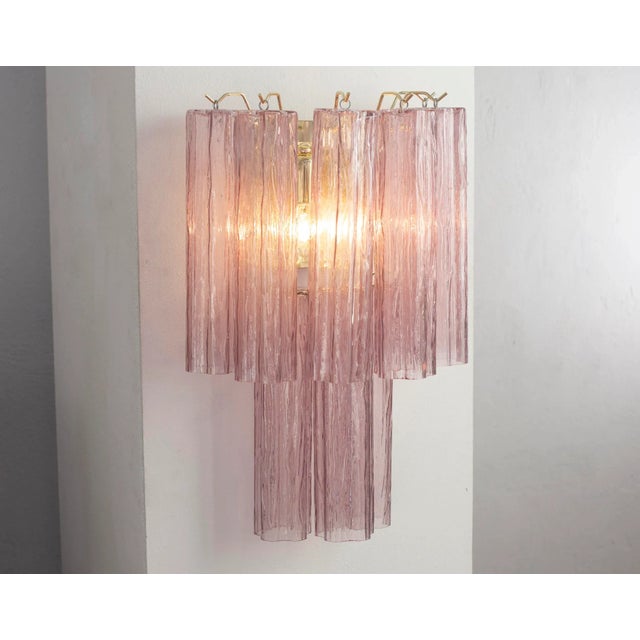 Large Wall Light in Murano Glass, Italy, 1990s For Sale - Image 9 of 12