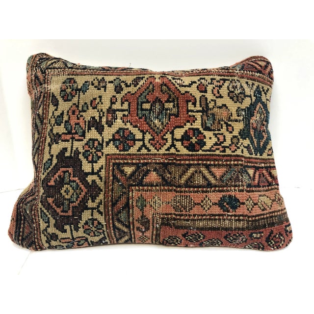 Rug Fragment Pillow For Sale - Image 4 of 10