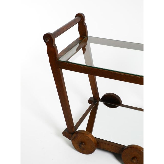 Tea Trolley in Oak, 1930s For Sale - Image 10 of 18