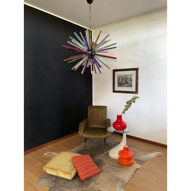Crystal Prism Sputnik Chandelier, Italy, 1990s For Sale - Image 13 of 18