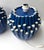 Contemporary Pair of Blue Anemone Ceramic Lamps. Italie For Sale - Image 11 of 13