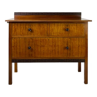 Vintage Regency Style Figured Mahogany Server or Washstand For Sale