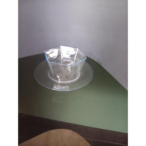 A Mid Century Modern service of 6 bowls and saucers by Carlo Moretti, imported by my company- International Design Imports...