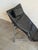 Mid 20th Century Vintage Scandinavian Black Leather Chaise Lounge Chair Mid Century Modern For Sale - Image 5 of 10