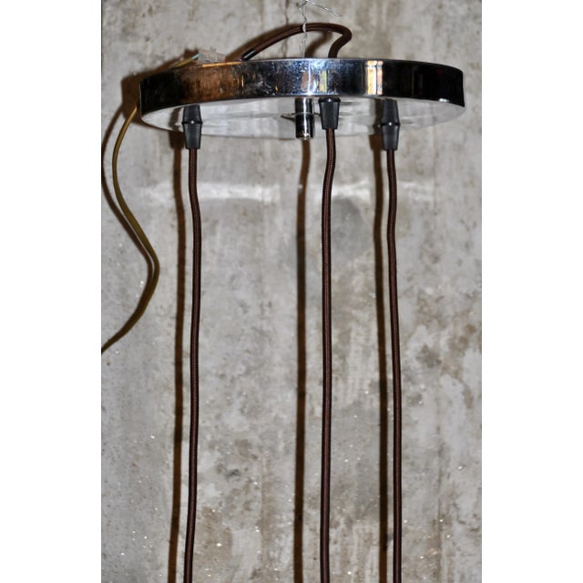 Cascading Ceiling Lamp with 3 Shades, 1960s For Sale - Image 6 of 16