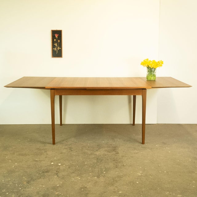 Extendable Dining Table in Walnut & Beech from Lübke, 1960s For Sale - Image 11 of 15