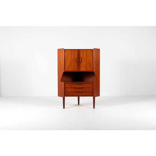 Vintage Danish Teak Cabinet with Drawer, 1960s For Sale - Image 17 of 17