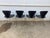 Vintage Linda Armchairs in Black Leather and Chromed Steel Frame by Arrben, 1980s, Set of 4 For Sale - Image 6 of 18