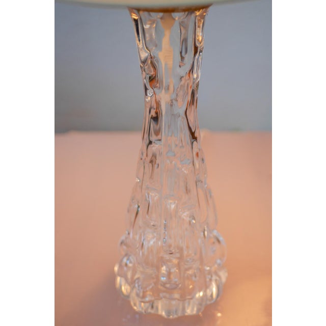 Crystal Glass Table Lamp by Carl Fagerlund for Orrefors For Sale - Image 13 of 15