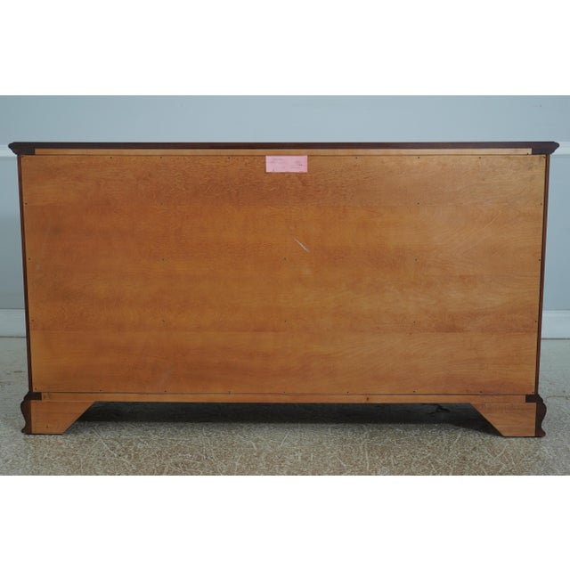 Henkel Harris Mahogany 9 Drawer Dresser For Sale - Image 16 of 18
