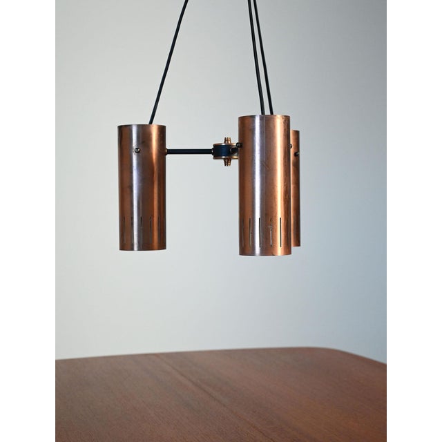 Scandinavian Copper Pendant Lamp, 1950s For Sale - Image 6 of 9