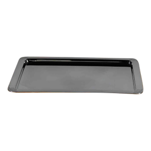 1970s New Lindlt Silver Oblong Tray With Engraved Corners
