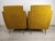 Metal Set of Vintage Mustard Velvet Armchairs, 1960s For Sale - Image 7 of 18