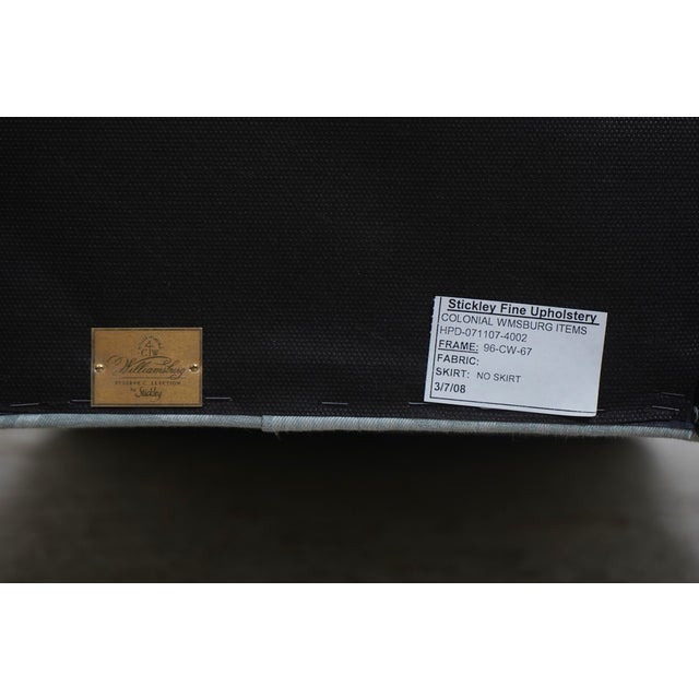 Set of 6 Cw-67 Colonial Williamsburg Damask Dining Room Chairs For Sale - Image 17 of 18