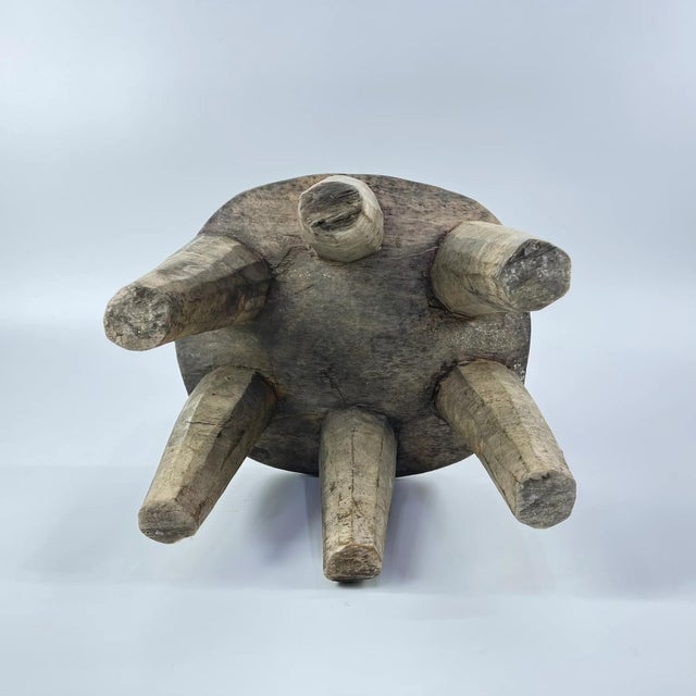 Wood Early 20th Century Lobi Stool Burkina Faso For Sale - Image 7 of 9