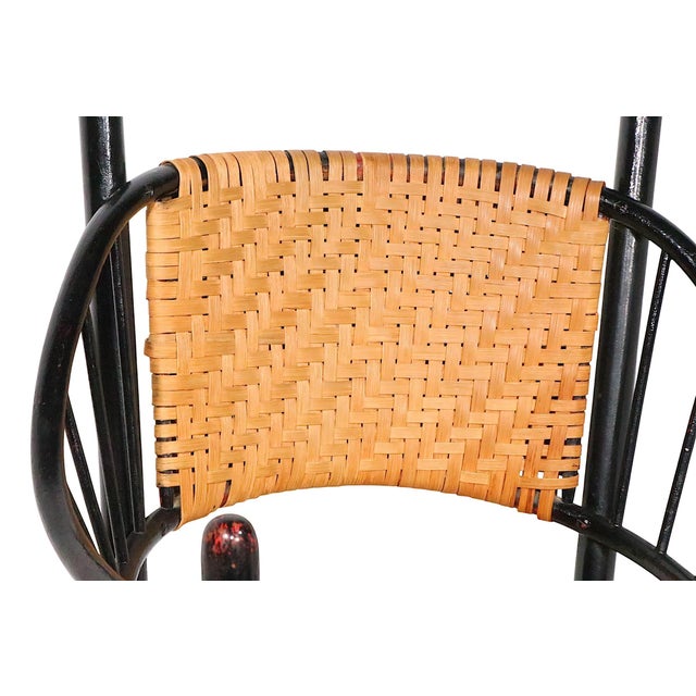 Mid 20th Century Old Hickory Style Rocking Chair For Sale - Image 11 of 15