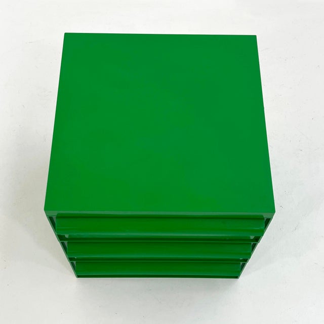 Modern Green Chest of Drawers by Simon Fussell for Kartell, 1970s For Sale - Image 3 of 9