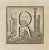 Letter of the Alphabet R from the series "Antiquities of Herculaneum", is an etching on paper realized by Luigi Vanvitelli...