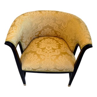 Art Nouveau Upholstered Armchair For Sale