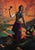 This oil painting depicts a figure embodying Dionysus, standing confidently amidst a lush, vibrant landscape filled with...