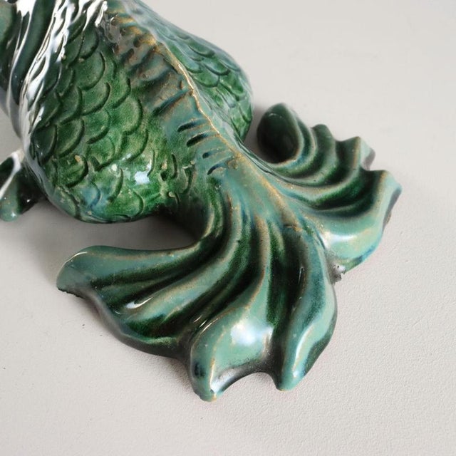 Glazed Ceramic Koi Carp Fish For Sale - Image 5 of 9