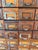 Antique 32-Drawer Oak Hardware Parts Cabinet by W.C. Heller Co. For Sale - Image 16 of 17