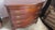 Rustic 1980s Lexington Mahogany Bachelors Chest Federal Server Bowfront Rustic For Sale - Image 3 of 9