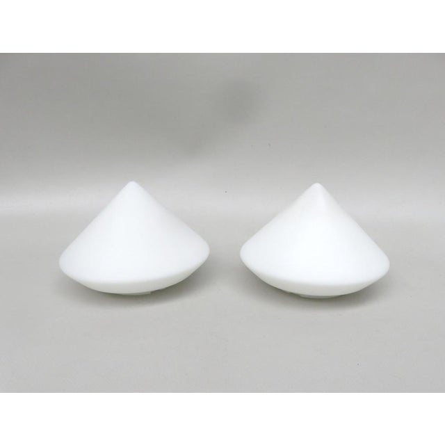 Small Space Age Table Lights in Beige and White, 1970s, Set of 2 For Sale - Image 9 of 18