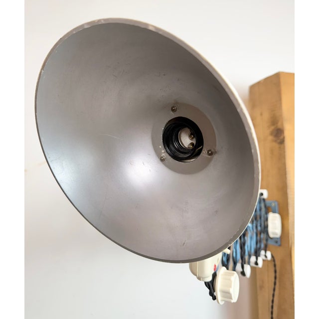 Industrial East German Scissor Lamp from Reif Dresden, 1950s For Sale - Image 9 of 18