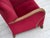 Danish Armchair in Red Velour and Oak, 1950s For Sale - Image 10 of 17