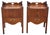 Antique Georgian Revival Mahogany Bedside Tables, 1950s, Set of 2 For Sale - Image 4 of 12