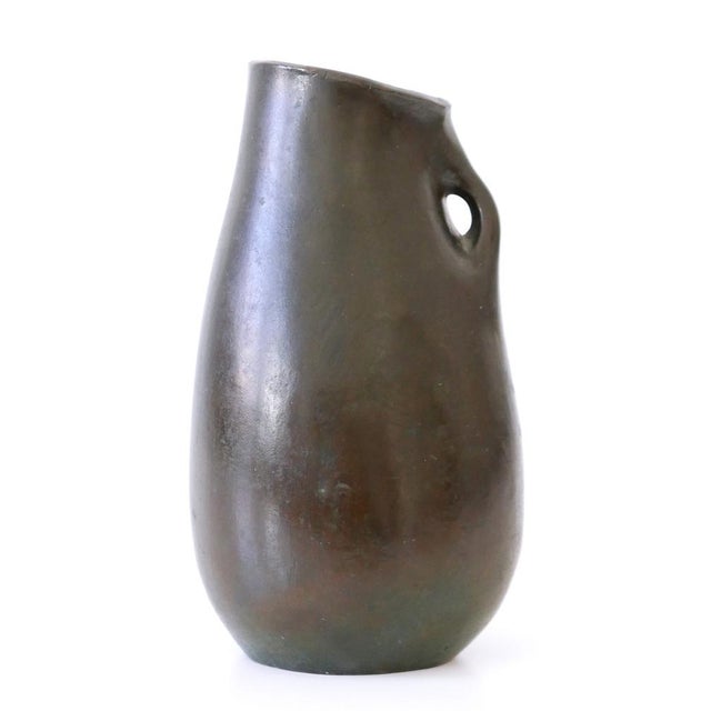 Mid-Century Modern Bronze Vase, Germany, 1960s For Sale - Image 9 of 18