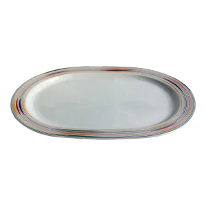 Circa 1989 Bloch Spal Portugal "Octet" Oval Porcelain Platter