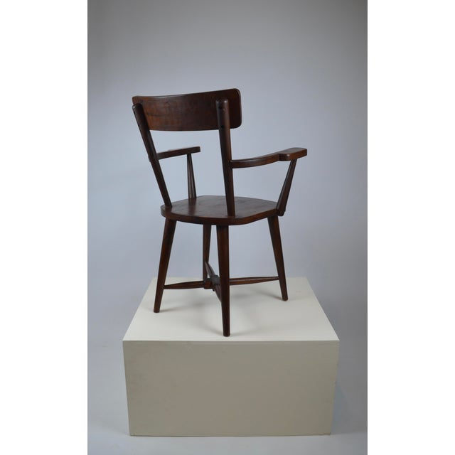Modernist Wooden Armchair, 1940 For Sale - Image 6 of 18