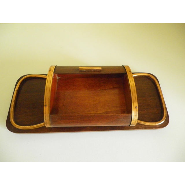 Art Deco Style Roll Top Cigarette Case, 1950s For Sale - Image 6 of 13