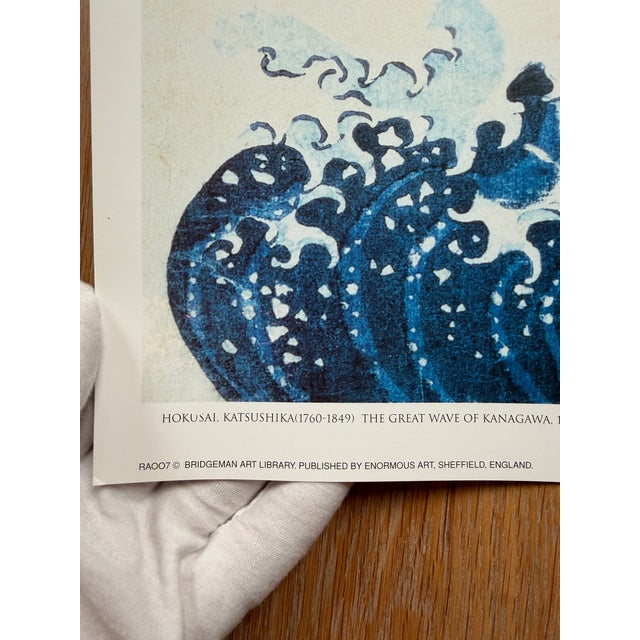 Hokusai Katsushika, the Great Wave of Kanagawa, 1831, Paper, in Very Good conditions. Designed 1980 to 1989
