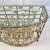 Metal Vintage Maitland-Smith Hollywood Regency Silver Leaf Wine Rack Console Table - 30 Wells, Demi-Lune Design, Attributed For Sale - Image 7 of 16