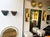 Pair of Hammered Glass Wrought Iron Sconces by Longobard, Italy, 1970s For Sale - Image 6 of 12