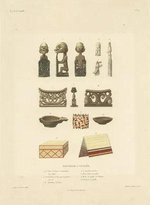 Duperrey, Artifacts from New Guinea, Print