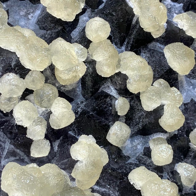 Contemporary Yellow Purple Fluorite Specimen by Stillmantle For Sale - Image 3 of 3