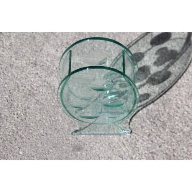 Oval Crystal Vase, 1980s For Sale - Image 9 of 11