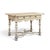 Dutch Stripped Sycamore Writing Table With 2 Drawers and Turned Legs For Sale - Image 4 of 18