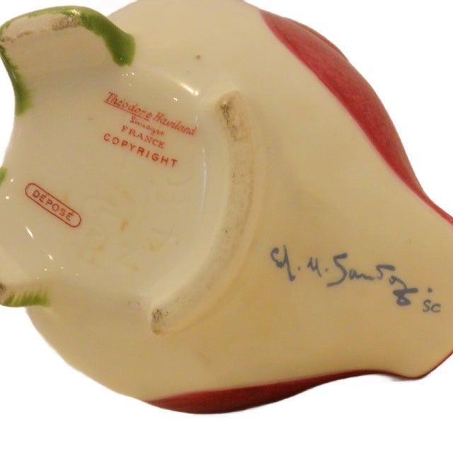 1910s Art Deco Theodore Haviland Limoges Duck Creamer by Edouard-Marcel Sandoz For Sale - Image 14 of 15