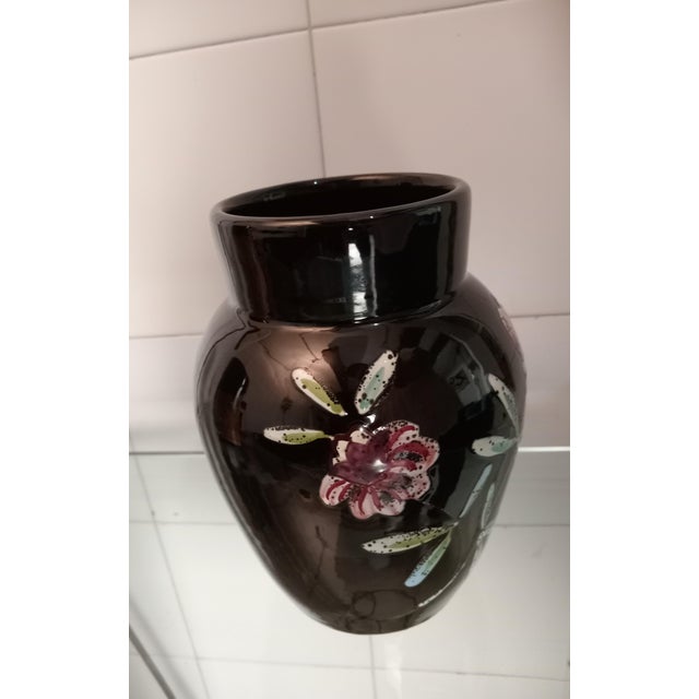 1980s Vintage Ceramic Vase from Flavia Montelupo, 1980s For Sale - Image 5 of 6