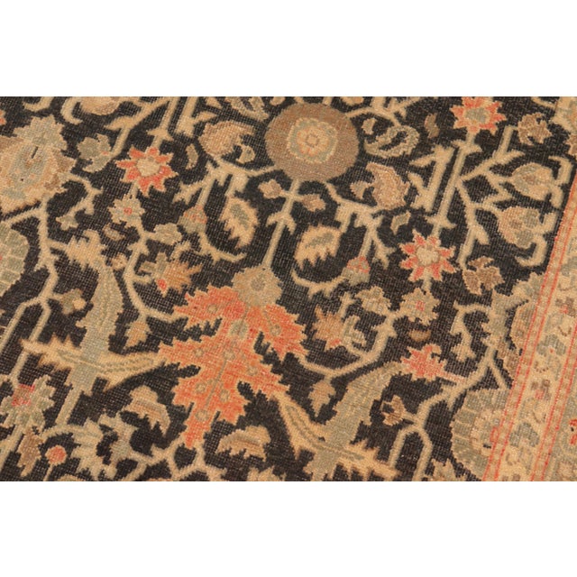 Textile Art Nouveau Dark.green/Beige Wool Rug - 8'2'' X 9'10'' For Sale - Image 7 of 10
